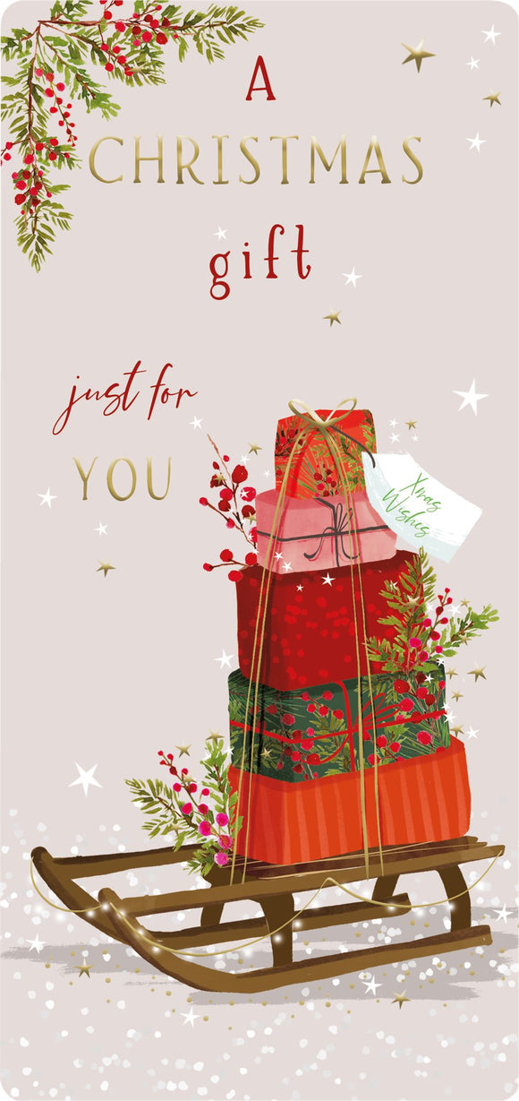 Just for You - Christmas Money Wallet