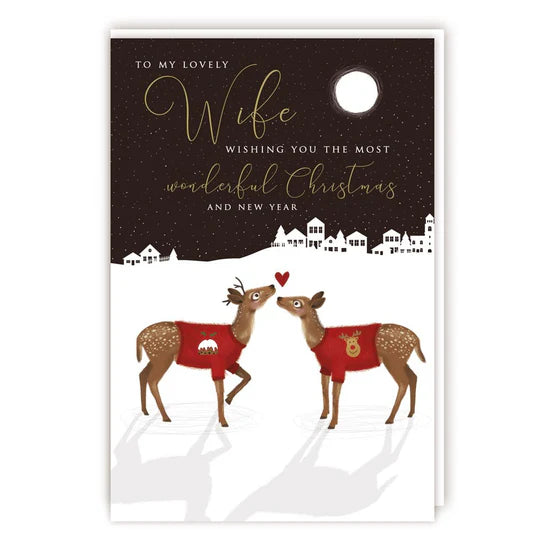 Lovely Wife Christmas card