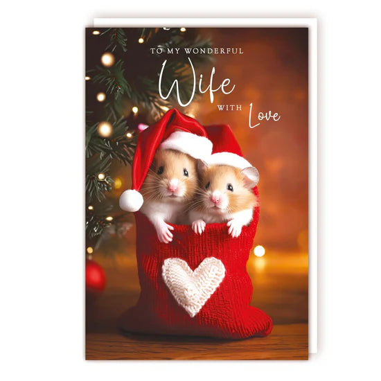 Wife Christmas card