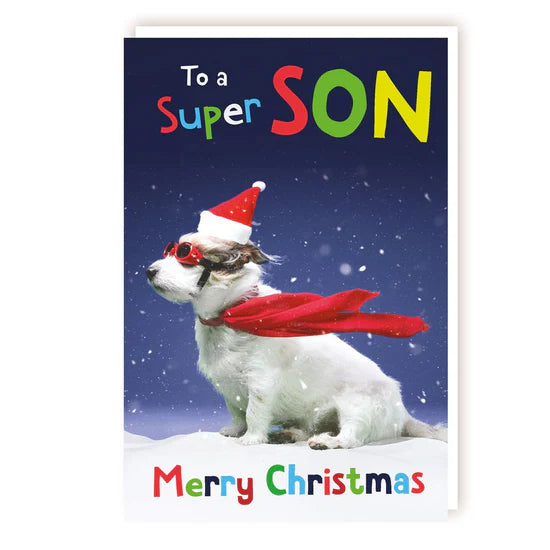Super Son Christmas card