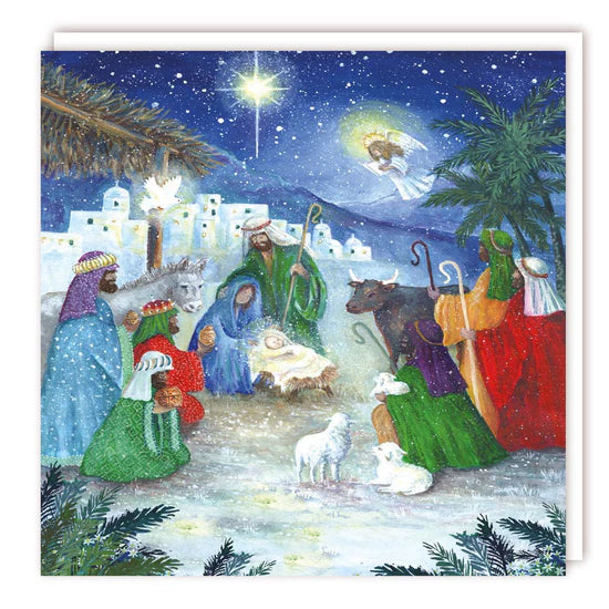 Outside the Stable - Pack of 5 Charity Christmas cards