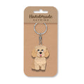 Cavapoo wooden keyring