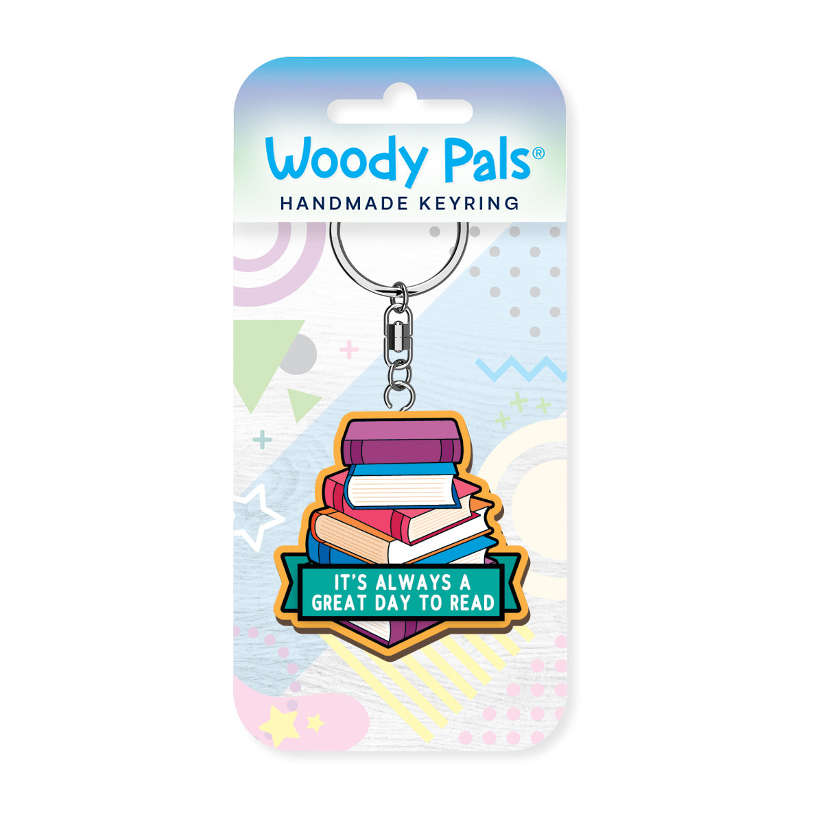 Reader wooden keyring