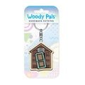 Old Garden shed wooden keyring