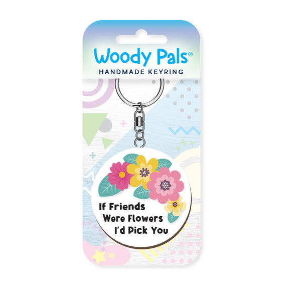 If friends were…wooden keyring