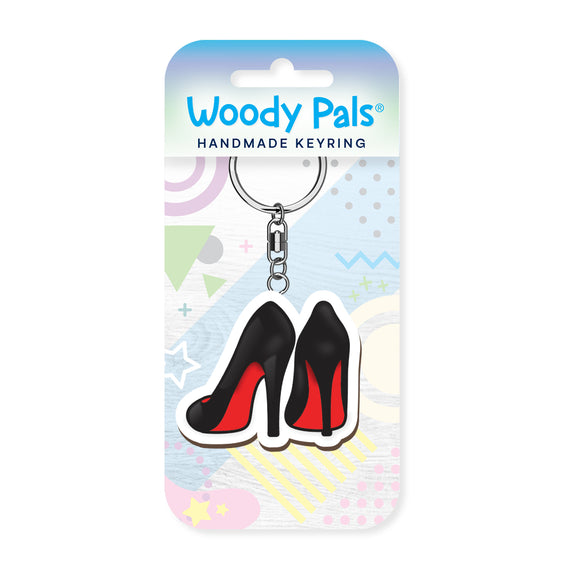 High heels…wooden keyring