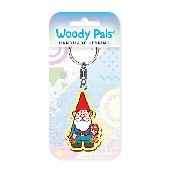Gnome….wooden keyring