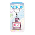 Diva…wooden keyring
