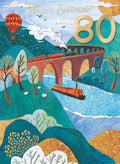 80th birthday card
