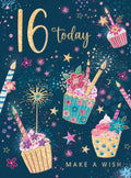 16  Cupcakes birthday card