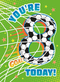 Goal! 8th Birthday card