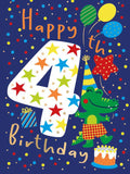4th Birthday card
