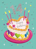 14th birthday card