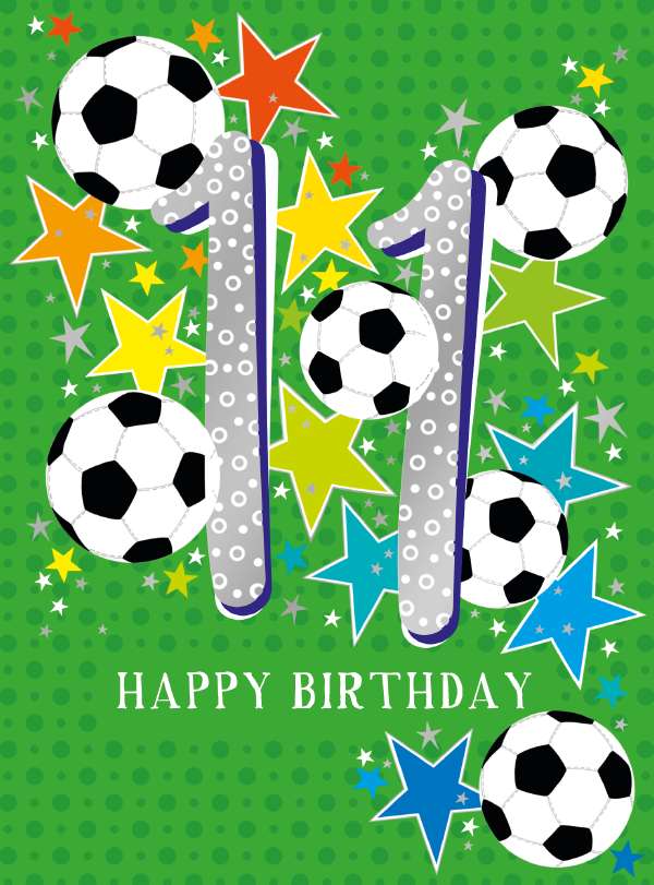 11th  Birthday card