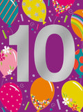 10th Birthday card