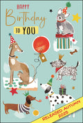 Happy Birthday, dogs - card
