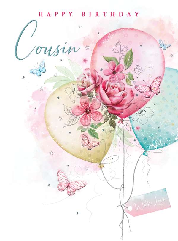 Happy Birthday cousin card
