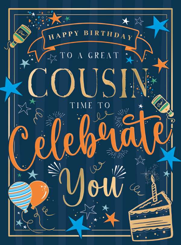 Great cousin birthday card