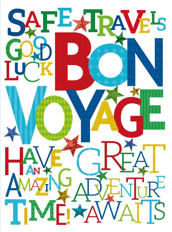 Bon Voyage card