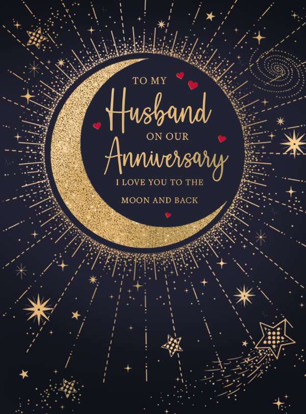 Husband - anniversary card