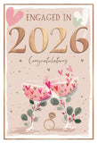 Engaged in 2026- Engagement card