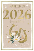 Married in 2026 - wedding card