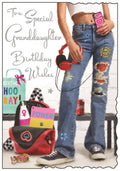 Granddaughter  Birthday card - Jonny Javelin