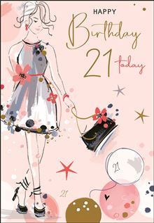 21st Birthday card - Jonny Javelin