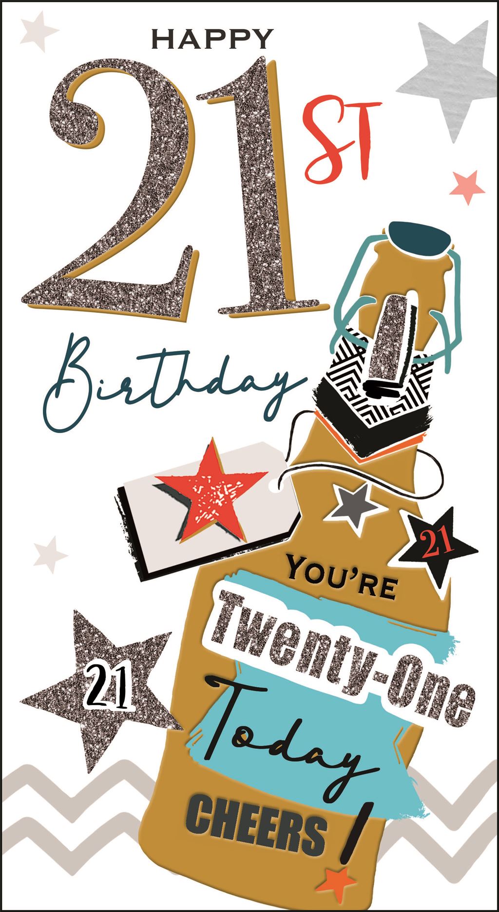 21st Birthday card - Jonny Javelin