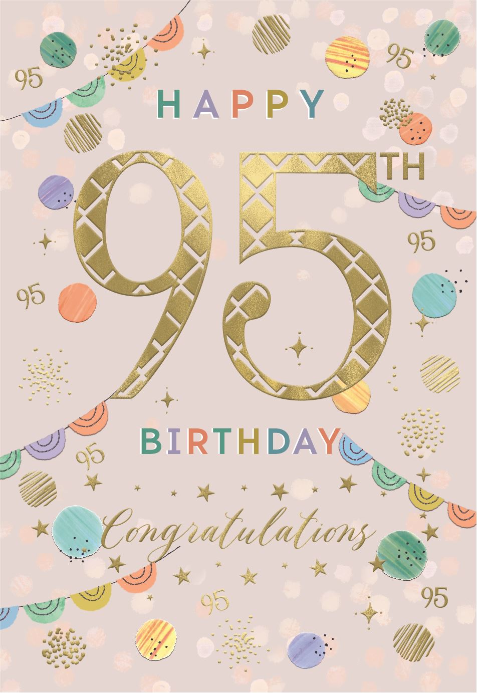 95th Birthday card