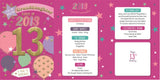 Granddaughter, you were born in 2013- 13th birthday card