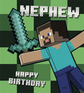 Nephew - Minecraft Birthday card