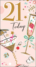 21st Birthday card - Jonny Javelin