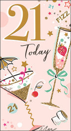 21st Birthday card - Jonny Javelin