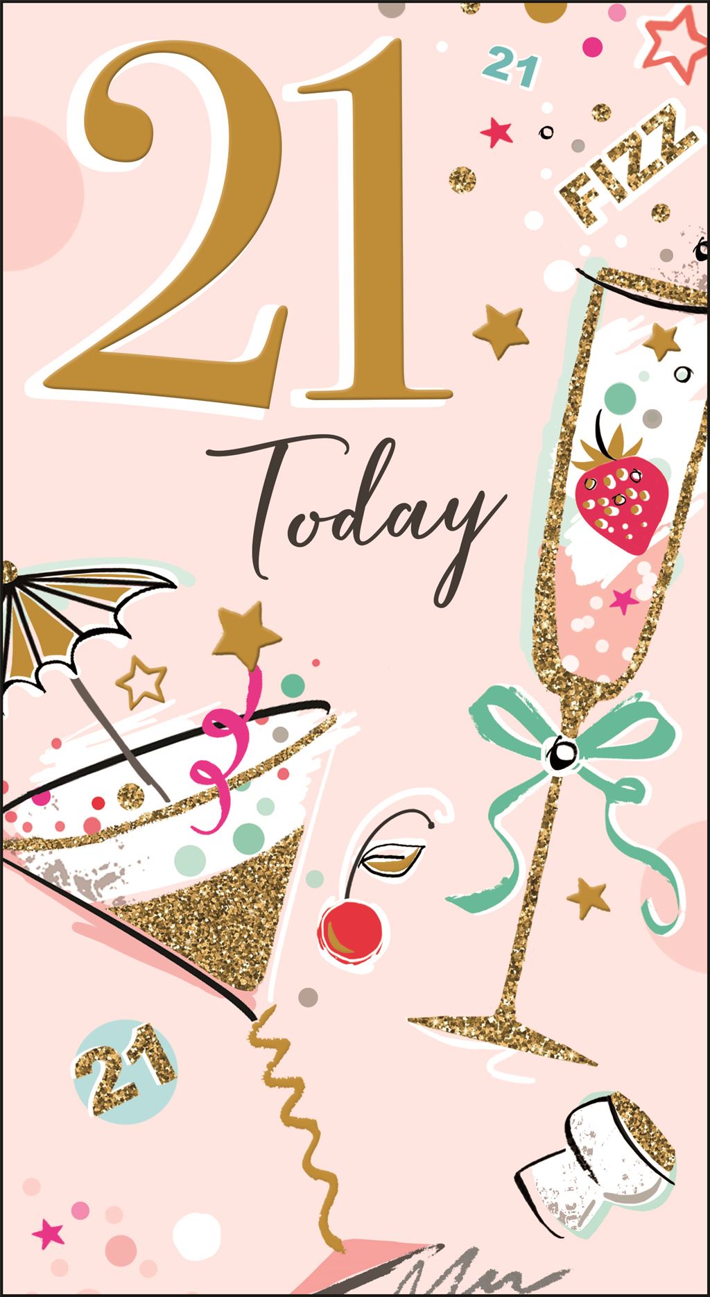 21st Birthday card - Jonny Javelin
