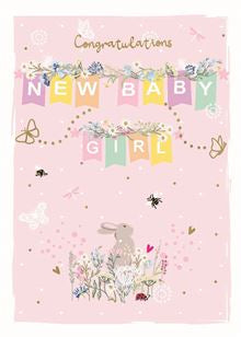 Baby Girl - new baby card