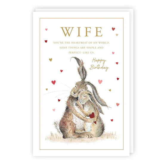 Wife - Sarah Reilly birthday card