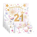 21st Cocktails  pop up card