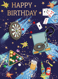Pub games - birthday card