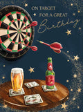 Darts  - birthday card