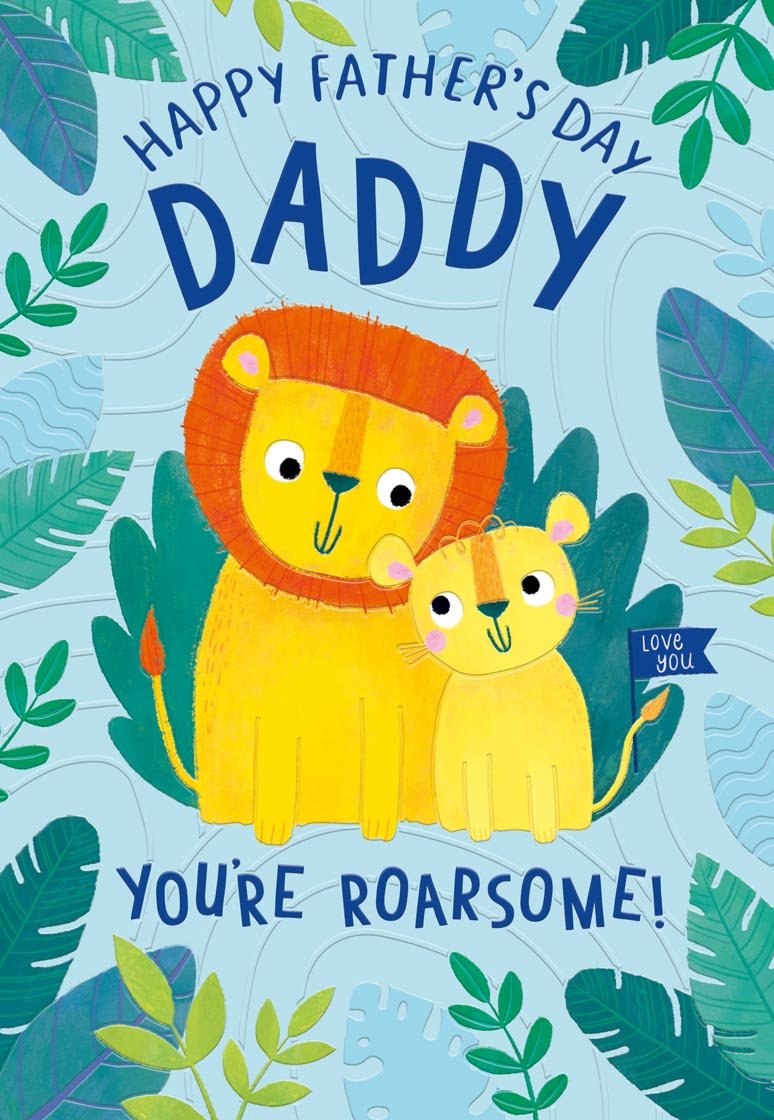 You're Roarsome Daddy - Father's Day card