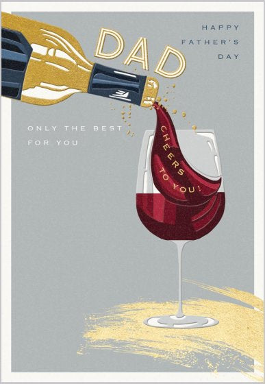 Dad, only the best - Father's Day card