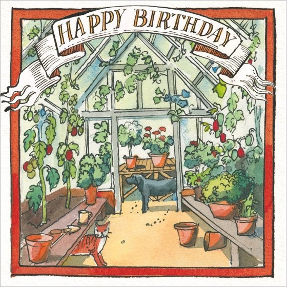 The greenhouse-  Birthday card