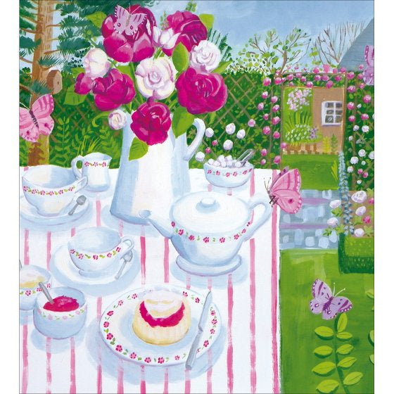 Cream tea blank card