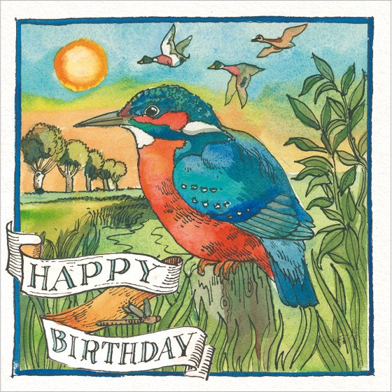 The Kingfisher Birthday card