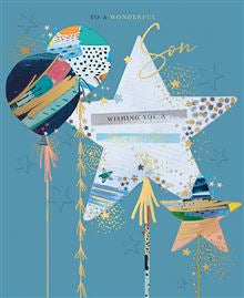 Wonderful son - Birthday card