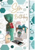 Wonderful Son on Your Birthday- large card