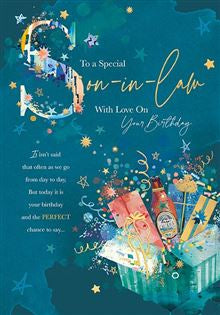 Special Son-in-law Birthday Card