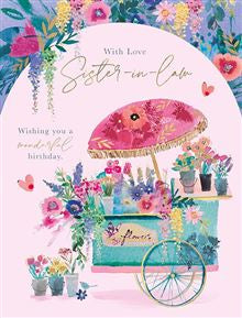 Birthday with love sister-in-Law card