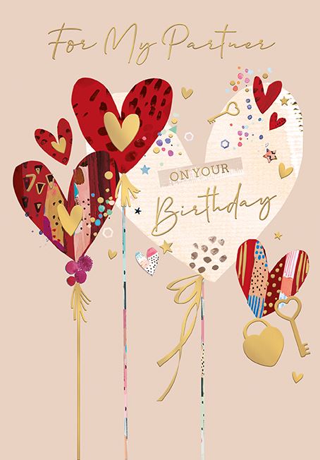 For my Partner - Birthday card